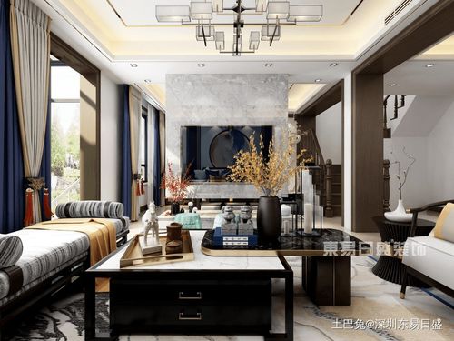 200平中式古典别墅豪宅装修案例 献给父母的暖心礼物，演绎新古典诗意生活